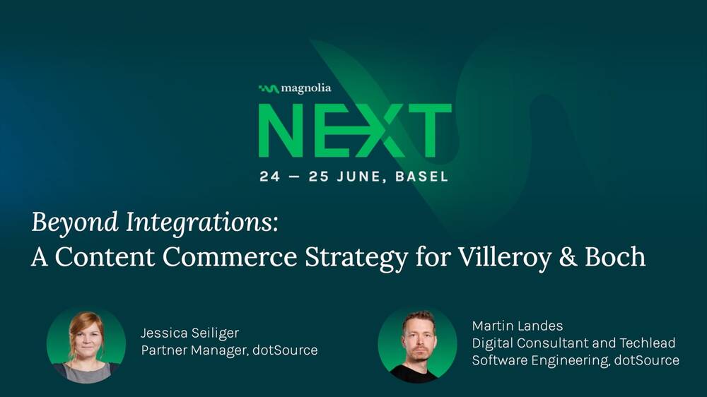 NEXT 26 - Beyond Integrations: A Content Commerce Strategy for Villeroy & Boch