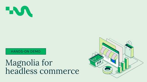 Demo Magnolia for headless ecommerce