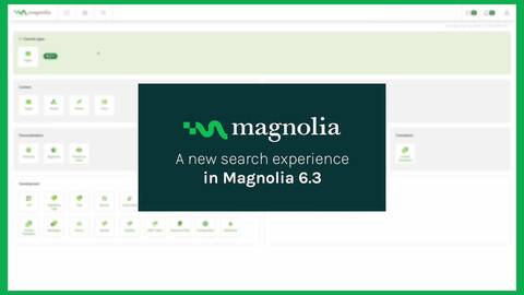 A new search experience in Magnolia 6.3